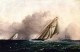 NYYC Schooner Yacht Estelle Running Home 1880