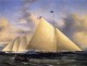 The Sloop Maria Racing the Schooner Yacht America May 1851 1851