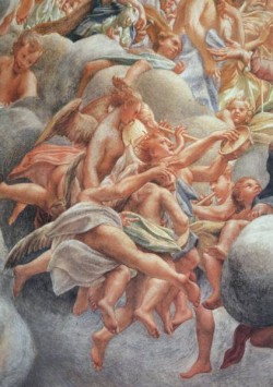 Assumption Of The Virgin Detail Of Angelic Musicians