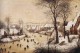 Pieter the Elder Winter Landscape With Skaters And Bird Trap