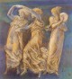Burne Jones Sir Edward Coley Three Female Figures Dancing And Playing