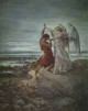 jacob wrestling with the angel 1855 XX granger collecti