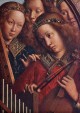 The Ghent Altarpiece Angels Playing Music detail 2