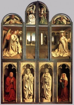 The Ghent Altarpiece wings closed