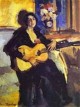lady with guitar 1911 regional museum of fine arts kostroma russia