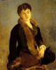 portrait of mlle isabelle lemonnier 1879 80 XX collection of otto krebs holzdorf now in the hermitage st petersburg russia