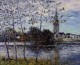 The Banks of the Pond at Rosporden Finistere 1911