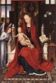 Virgin Enthroned with Child and Angel c1480