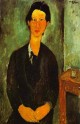 portrait of chaim soutine seated at a table 1917 XX the national gallery of art washington dc usa