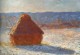 Monet Claude Haystack snow effect 1891 cat24