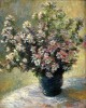 Monet Claude Vase Of Flowers