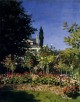 Monet Garden In Flower At Sainte Adresse