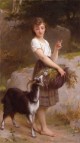 munier 1890 04 young girl with goat and flowers