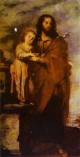 joseph with infant christ 1665 1666 XX museum of fine arts sevilla spain
