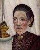 Portrait of the Artists Second Wife with a Lamp 1903