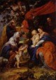 the st ildefonso altar outer wings the holy family under the apple tree 1630 1632 XX vienna austria