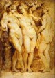 the three graces 1628 1630 XX florence italy