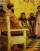 tzar mikhail fedorovich holding council with the boyars in his royal chamber 2 1893 XX moscow russia