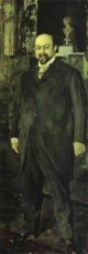 portrait of mikhail abramovich morozov 1902 XX the tretyakov gallery moscow russia