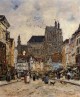 Abbeville Street and the Church of Saint Vulfran 1894