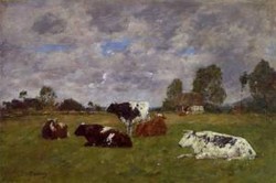 Cows in a Pasture 1880 1885