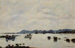Golfe Juan the Bay and the Mountains of Esterel 1893