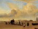 The Beach at Scheveningen after Adriaen van de Valde 1851 1855