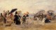 Trouville Beach Scene 1887