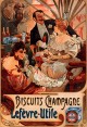 Biscuits Champagne Lefevre Utile 1896