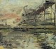 Harbor Scene 1900 1902