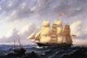 New big whaleship twilight of new bedford 1854