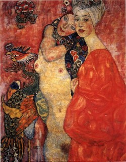 Girlfriends, 1916/1917, Gustav Klimt