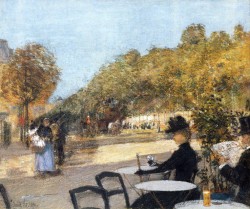 At the Cafe, Frederick Childe Hassam - 1887-1889 