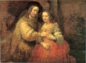 The Jewish Bride, Rembrandt van Rijn, 1665
