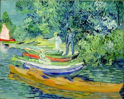 Bank of the Oise at Auvers,1890, Vincent van Gogh