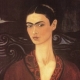 Self-portrait in a Velvet Dress, 1926, Frida Kahlo