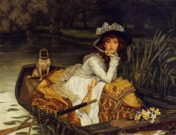 Young woman in a boat, 1870, James Jacques Tissot