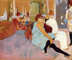 The Salon in the Rue des Moulins 1894
