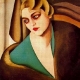 Portrait of Baroness Renata Treves,  1925, Tamara de Lempicka