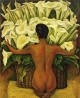 Nude with  calla Lillies, 1944 Diego Rivera