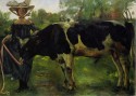 Girl with Bull, 1902, Lovis Corinth