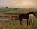 Horses in a Meadow, 1871 Edgar Degas