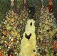 Garden Path with Chickens 1917 Gustav Klimt