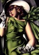 Young Lady with Gloves (Young Girl in Green), 1930 Tamara de Lempicka