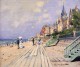 The Boardwalk at Trouville, 1870 Claude Monet