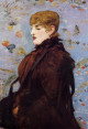 Autumn, Portait of Mery Laurent in a Brown Fur Cape, 1881