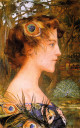 Profile with Peacock, 1896