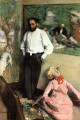 Degas Portrait of the Painter Henri Michel Levy