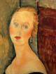 a blond woman portrait of germaine survage 1918 XX musee des beaux arts nancy france