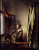 Girl Reading a Letter at an Open Window, 1657